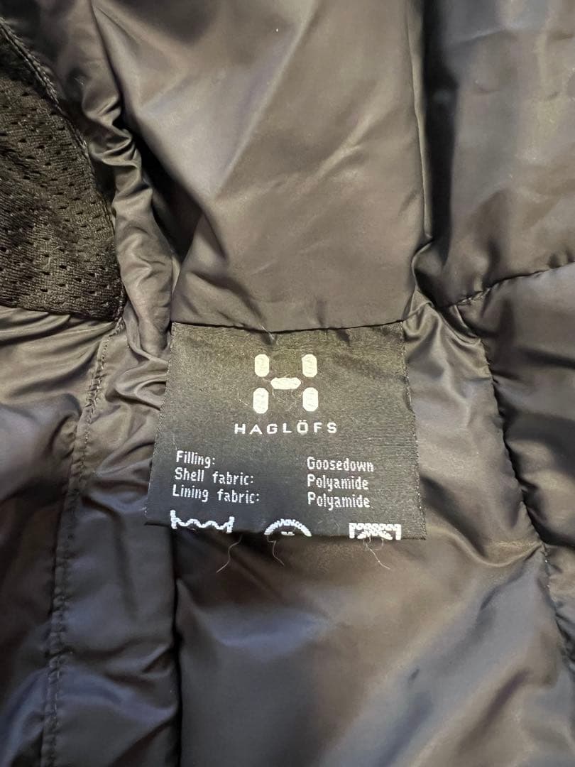 ホグロフス　ビンテージビレイパーカ　グースダウン　Mサイズ ネイビー