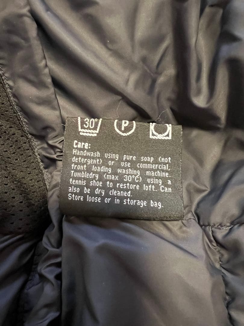 ホグロフス　ビンテージビレイパーカ　グースダウン　Mサイズ ネイビー