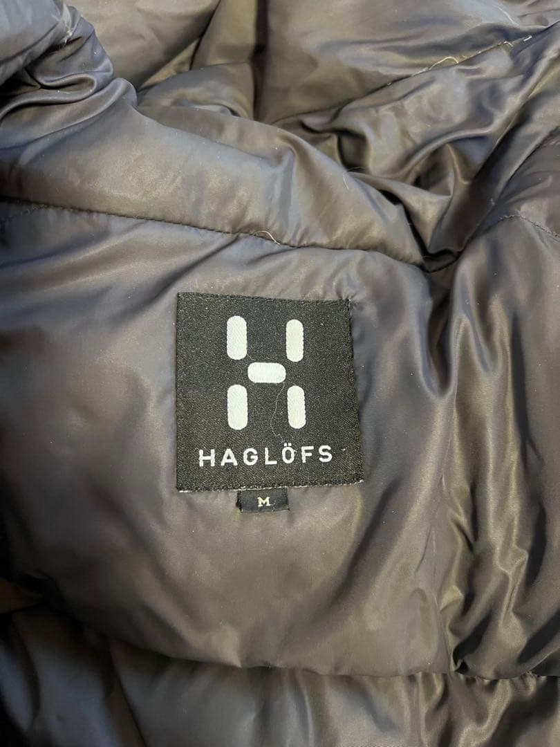 ホグロフス　ビンテージビレイパーカ　グースダウン　Mサイズ ネイビー