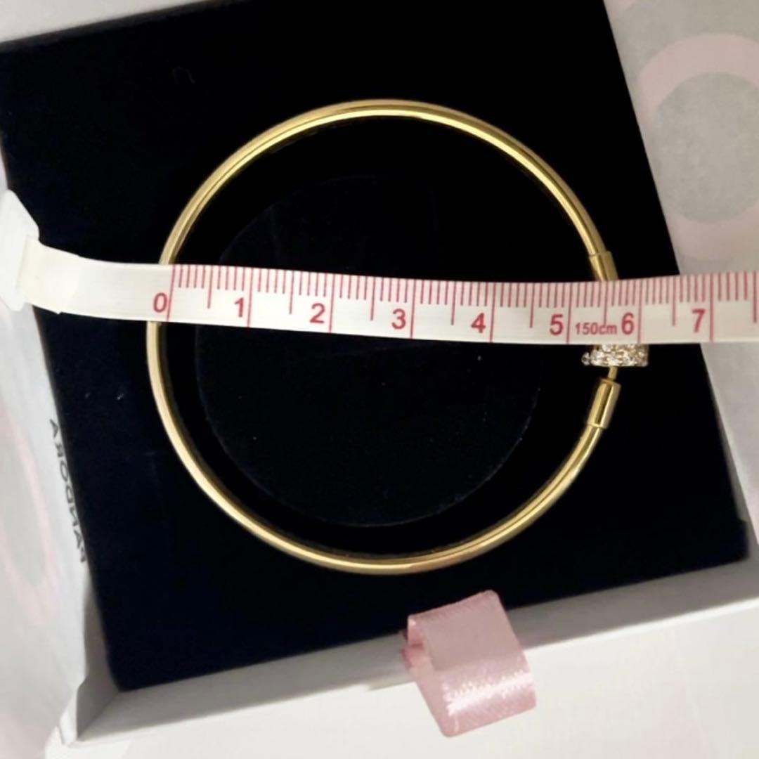 PANDORA 14Kゴールドプレーティングバングル クリスマス限定 非売品