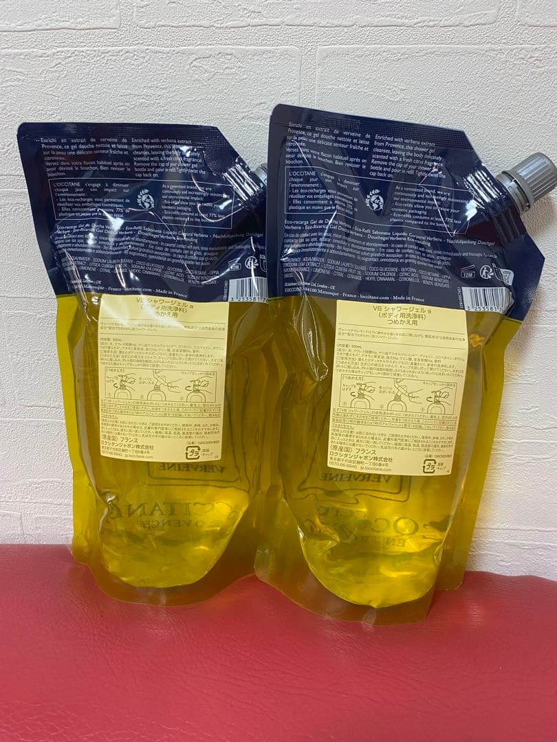 L'OCCITANE VERVEINE SHOWER GEL リフィル2個セット