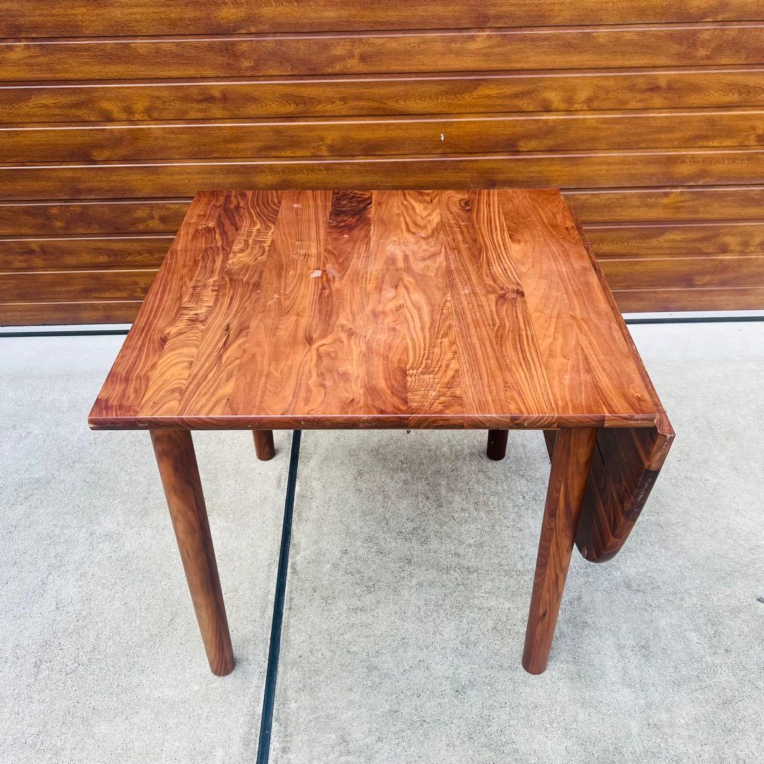 廃盤 希少 無印 エクステンションテーブル ウォールナット W1200