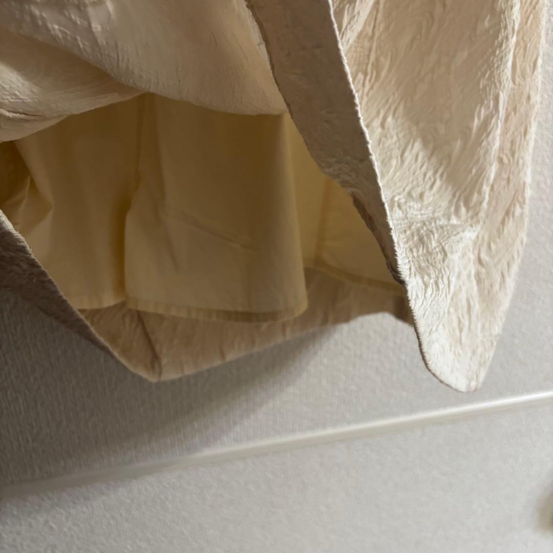 todayful Jacquard Bare Tunic エクリュ