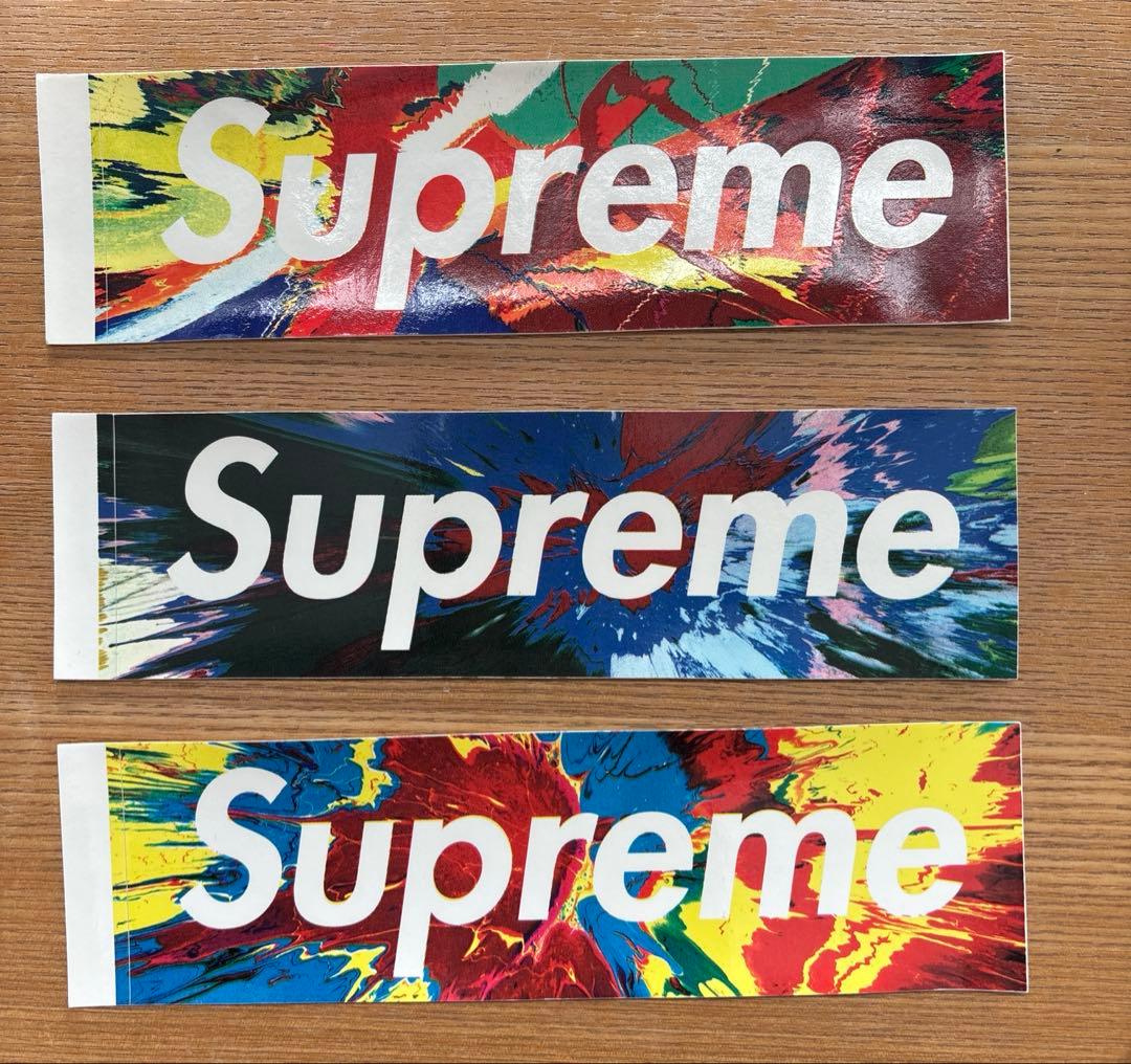 supreme ダミアンハースト　ステッカー　ボックスロゴ