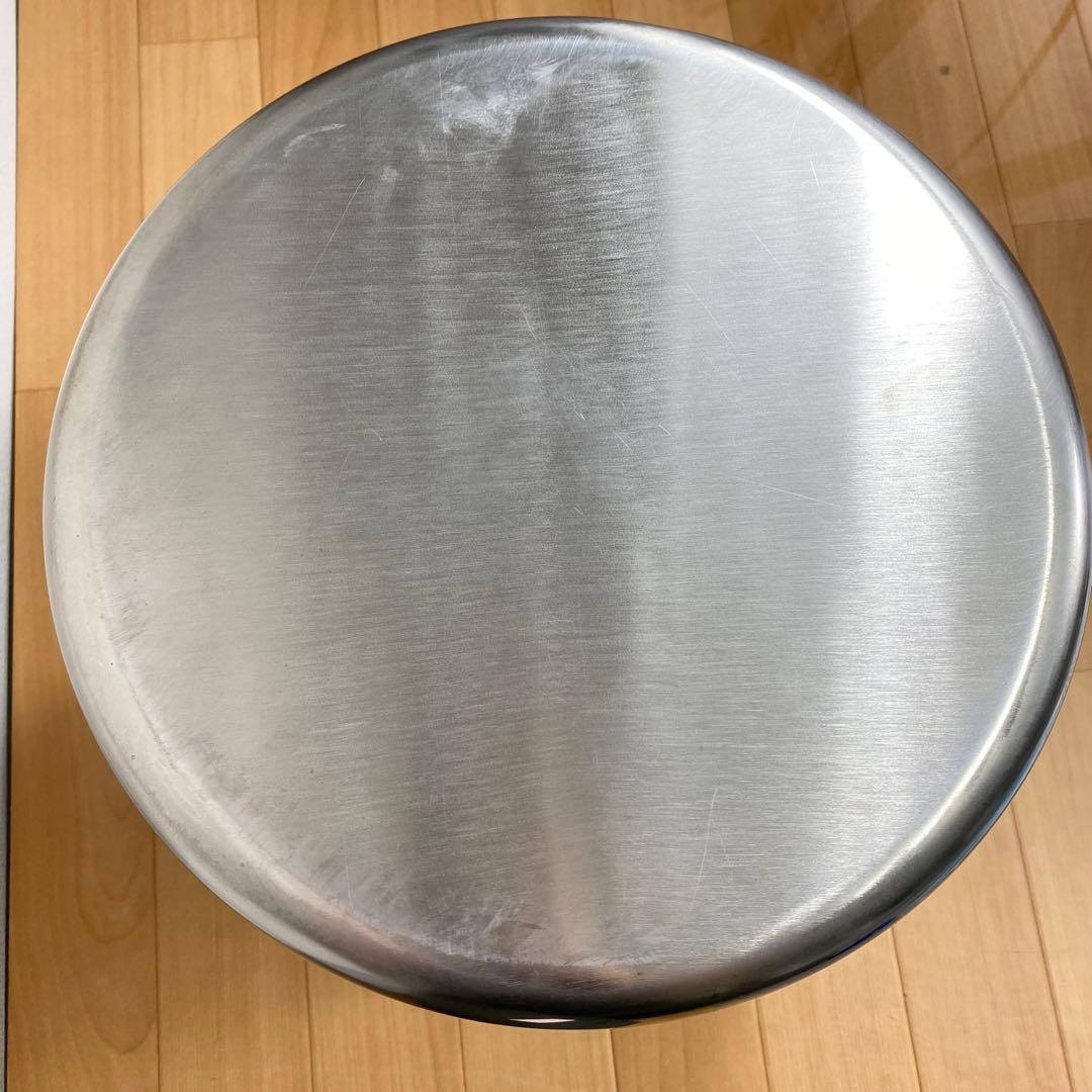【美品】ステンレス製　寸胴　キッチンポット 30cm 18cm セット