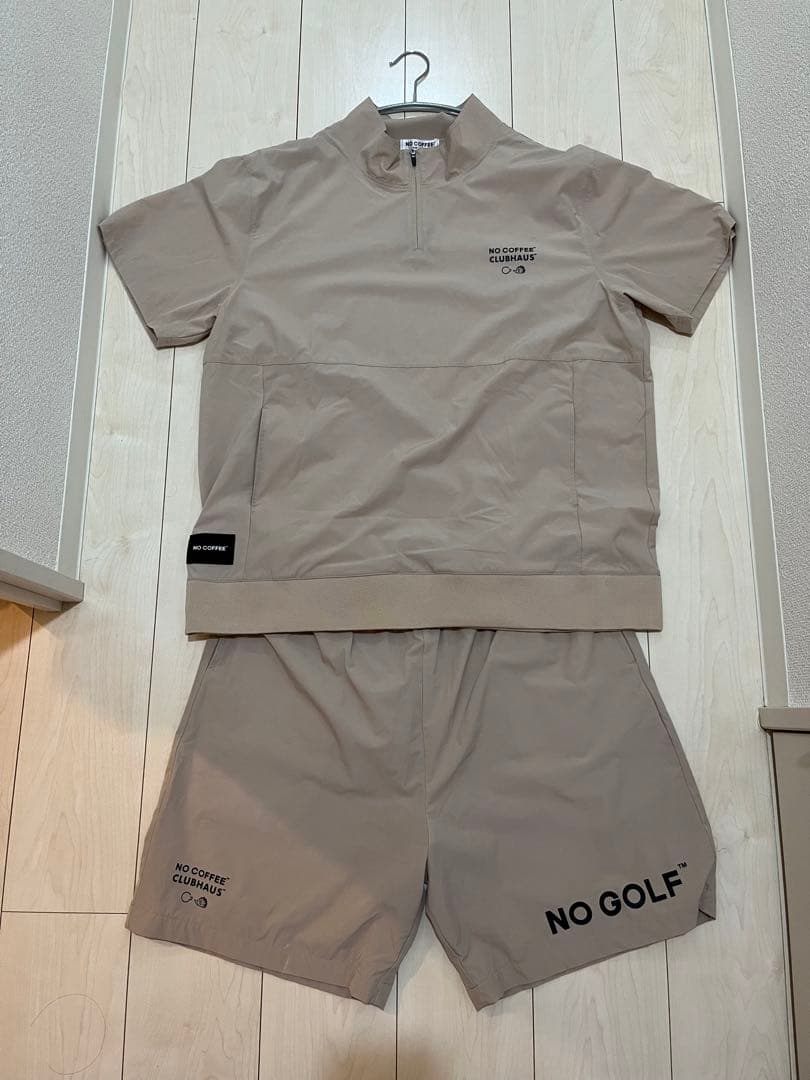 NO GOLF×clubhaus セットアップ上XL 下L