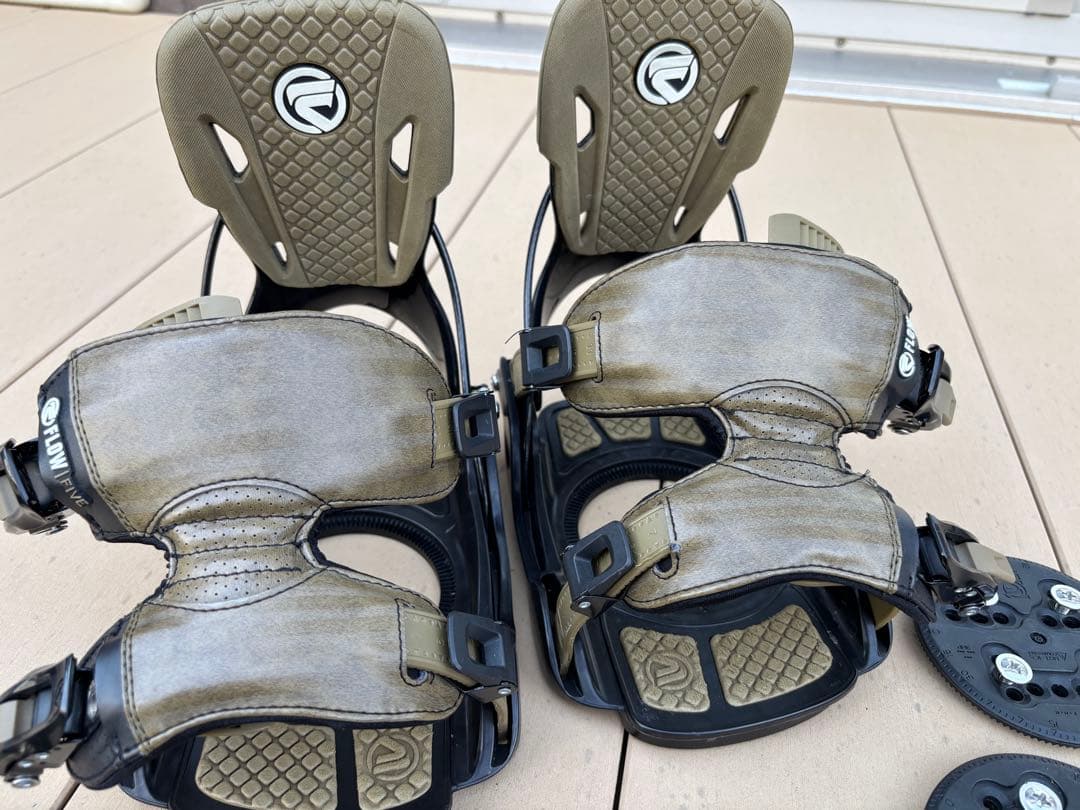 スノーボード バインディング flow five fusion Mサイズ 美品