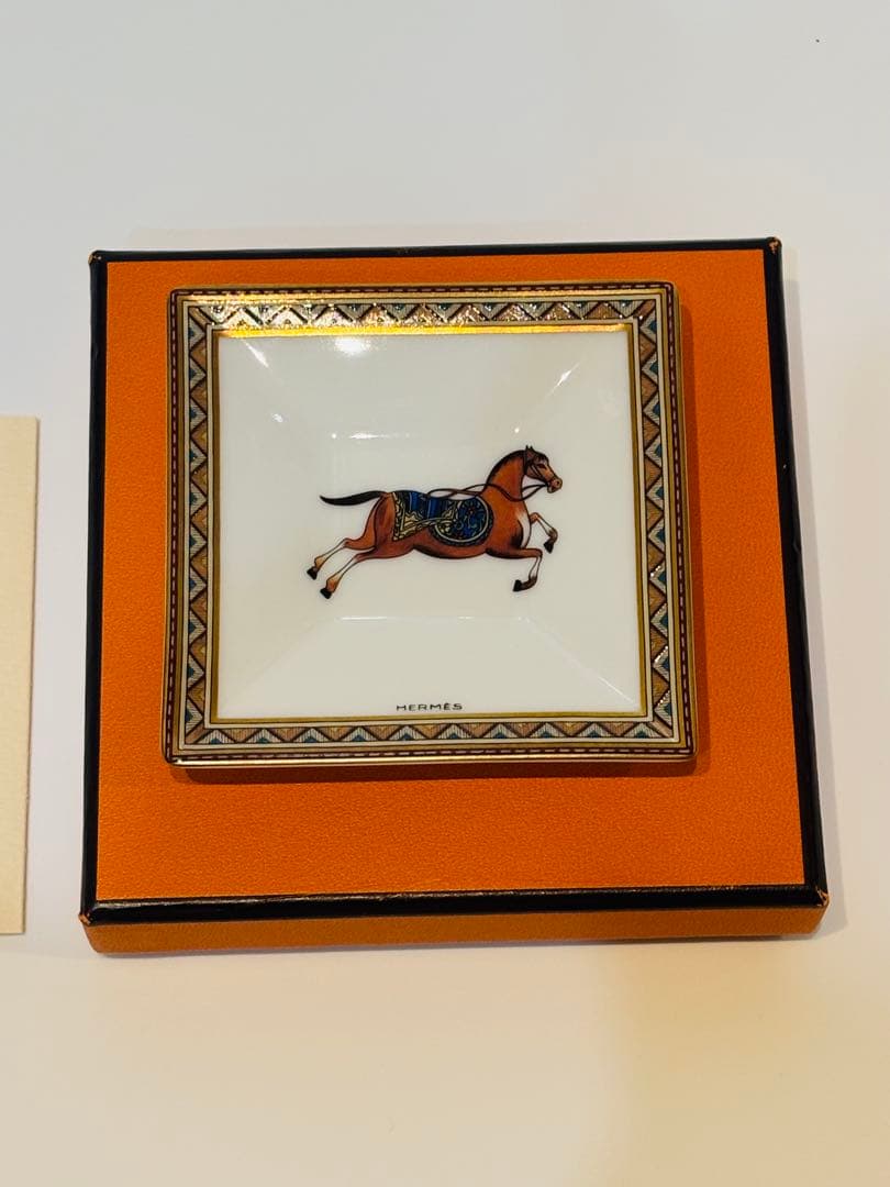 HERMES エルメス シュヴァルドリアン トレイ 皿 新品未使用　付属品完備