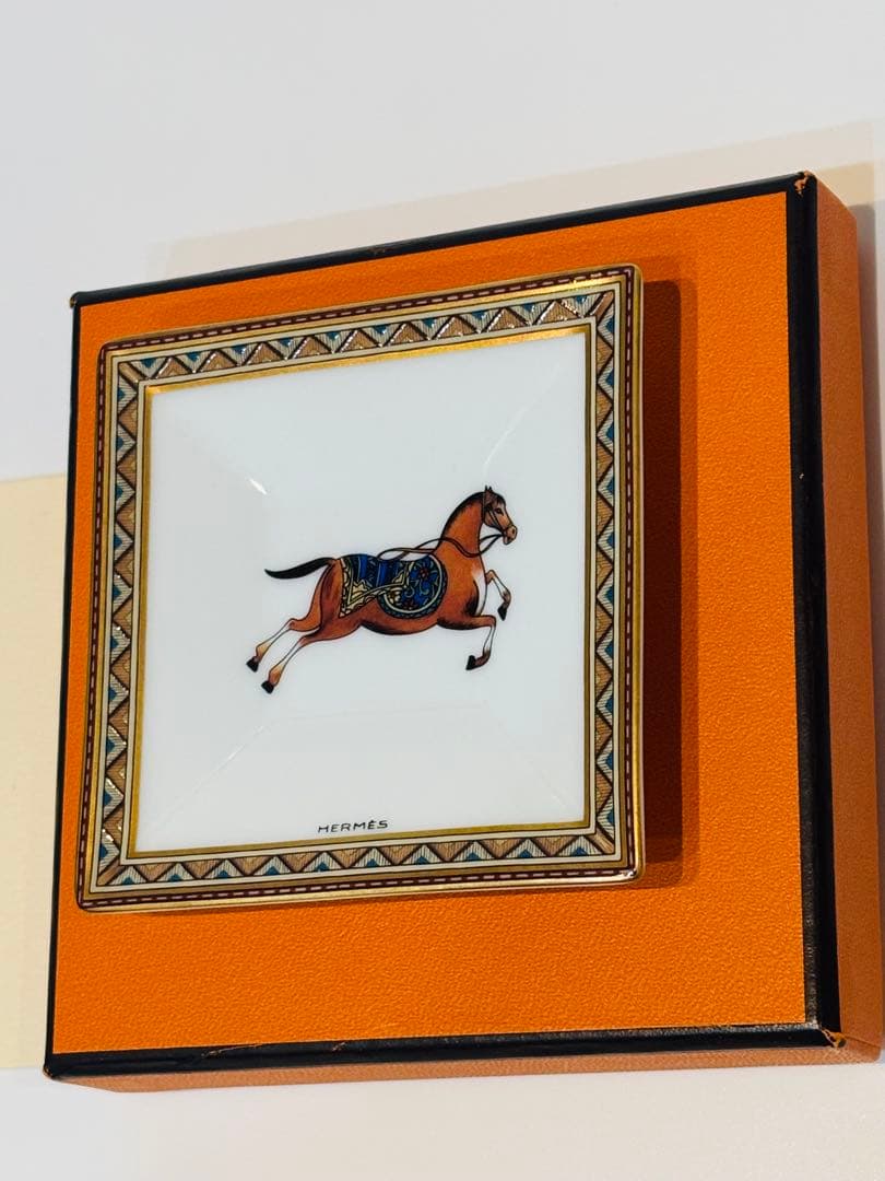 HERMES エルメス シュヴァルドリアン トレイ 皿 新品未使用　付属品完備