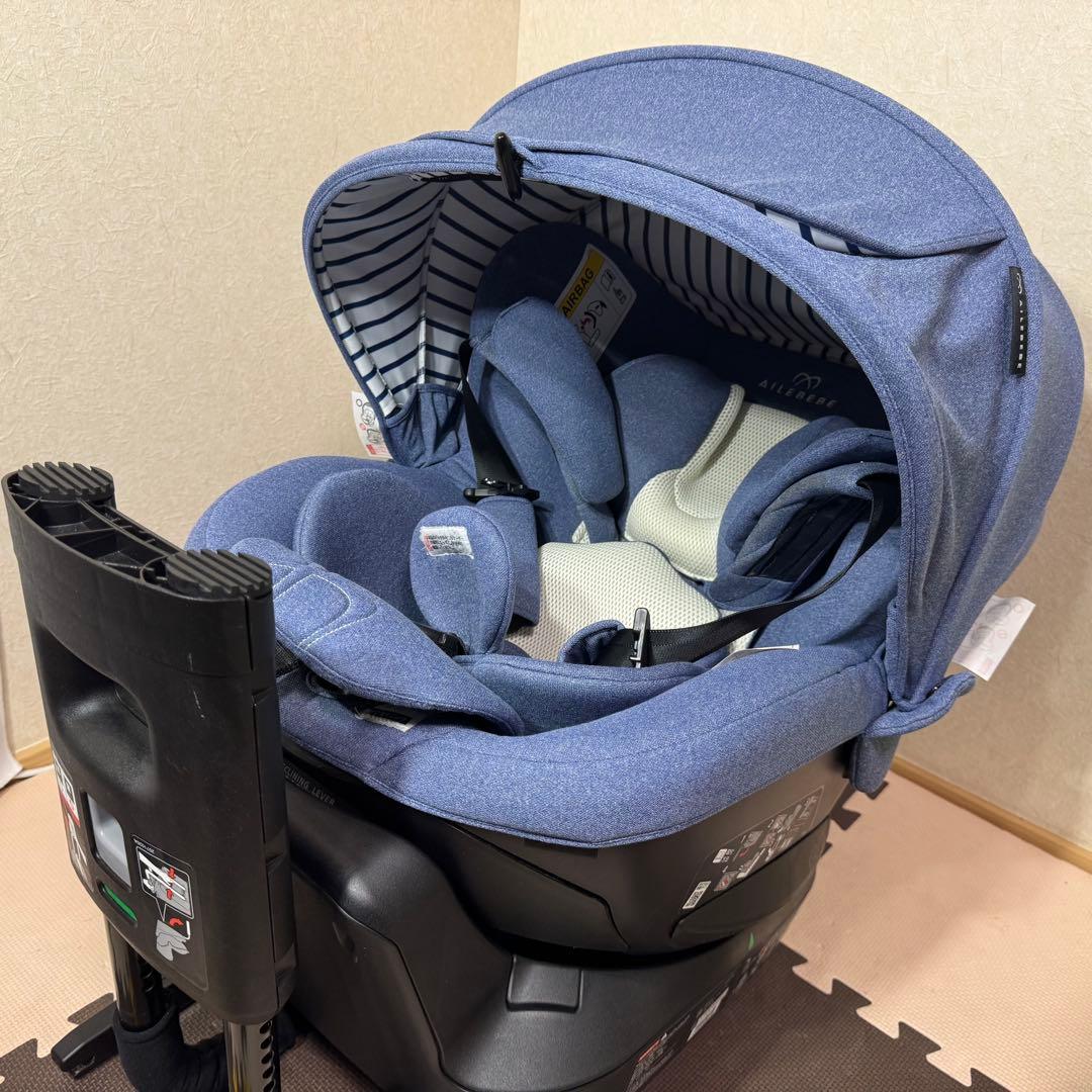 【美品】 送料無料 エールベベ クルット5i プレミアム ISOFIX 360°