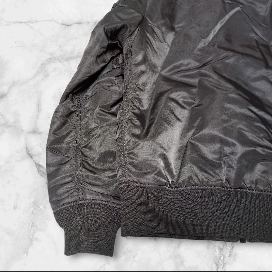 美品✨アルファインダストリーズ MA-1 フライトジャケット カーキ M 短丈