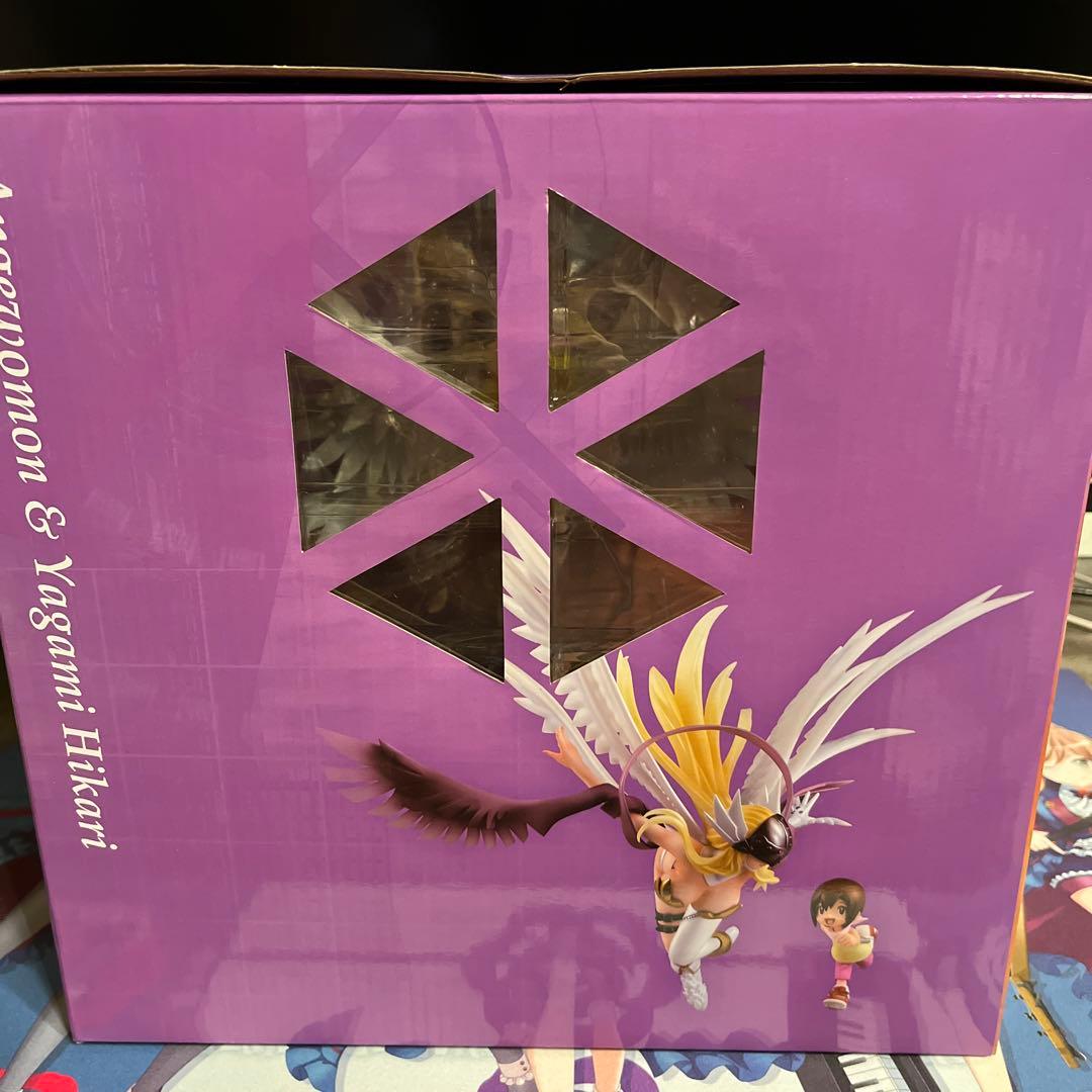 デジモンアドベンチャー エンジェウーモン＆八神ヒカリ フィギュア GEM