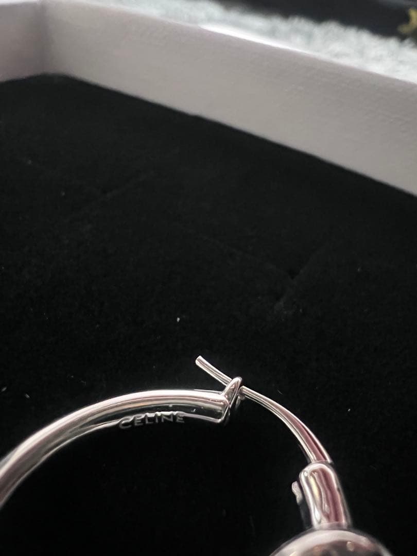CELINE セリーヌ ノットスモールフープピアス　【新品未使用品/片耳用】