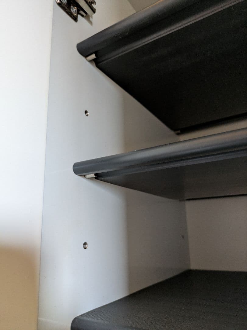 めぐ様限定　ホワイトシューズラック ミラー付き