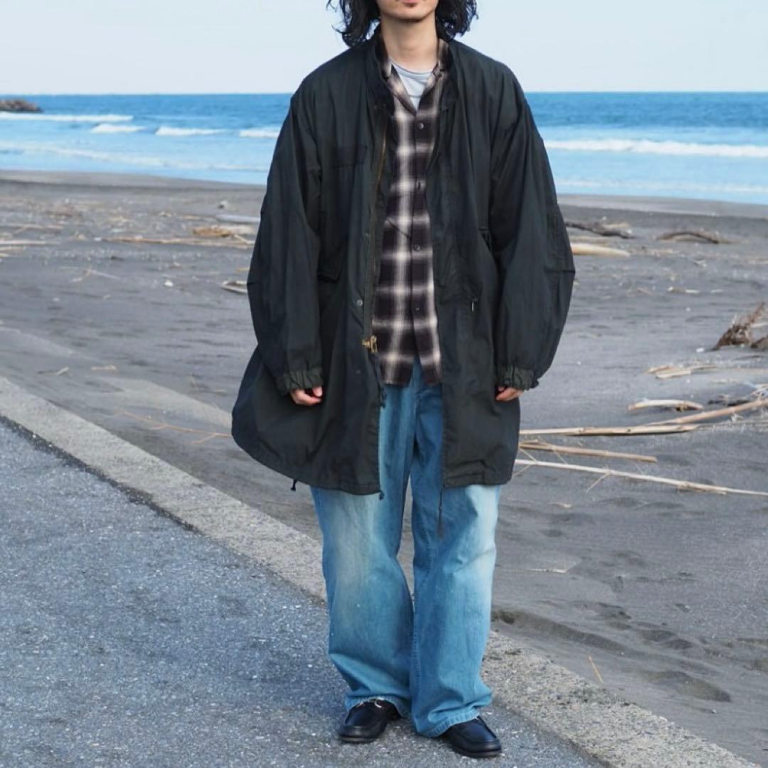 後染めブラック U.S.ARMY M65 フィッシュテールパーカ　米軍実物