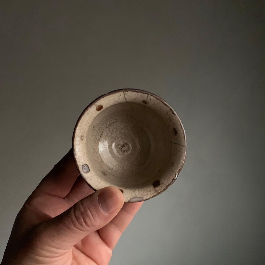 絵瀬戸 盃 ぐい呑み ちょこ 酒器No.2 古美術 古道具 アンティーク