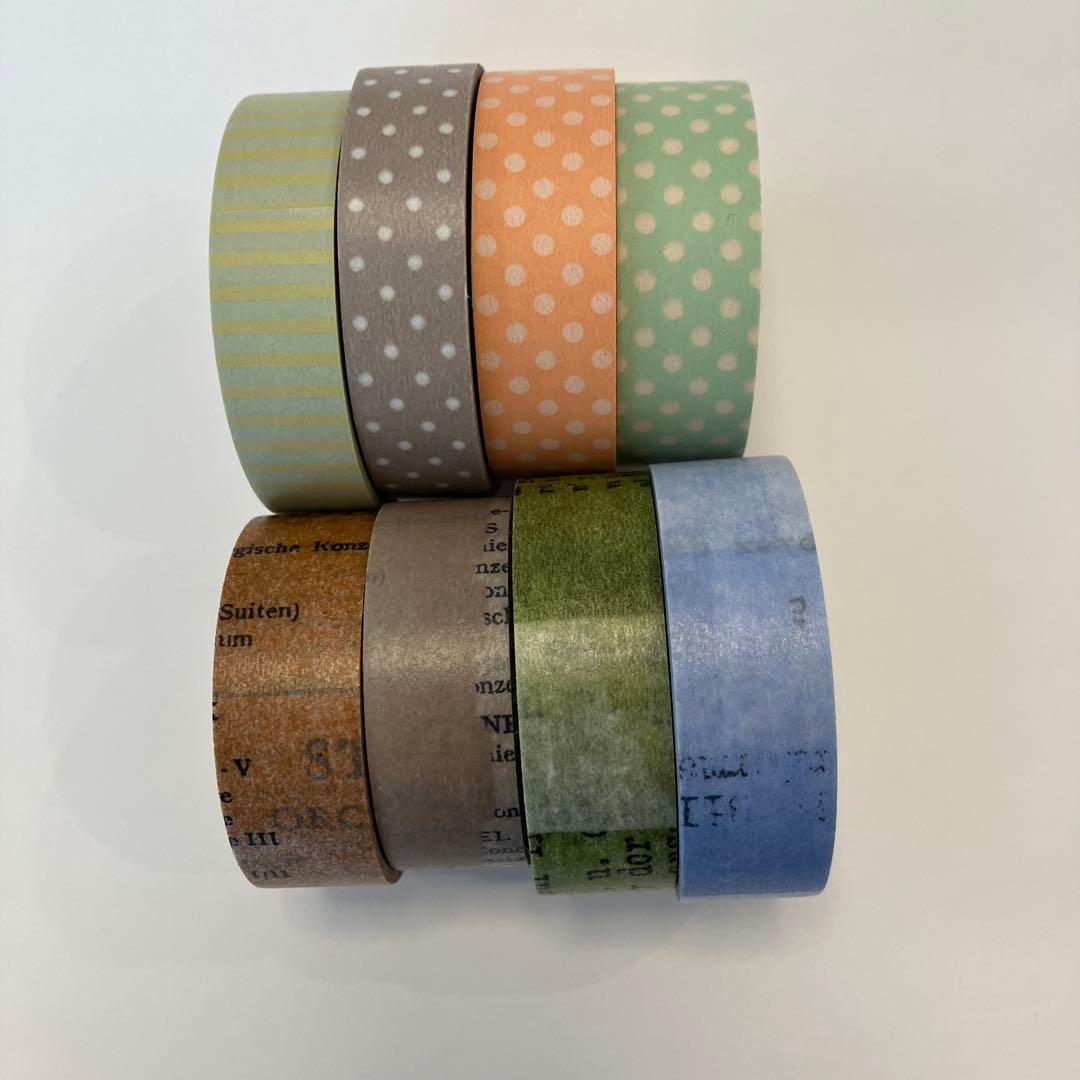 レア 倉敷意匠 マスキングテープ 8本セット 水玉 井上陽子 - メルカリ