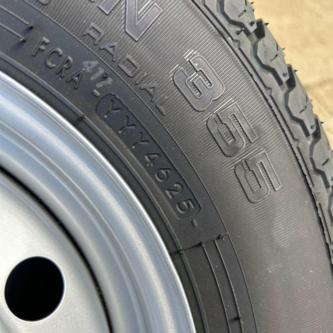 藤木秋夫　送料込み純正品タイヤホイール　新車外し　　軽トラ　　２本　　①