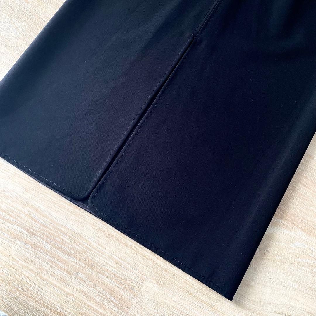 ほぼ新品 NOBLE コンフォートジャージーライクタイトスカートブラック 36