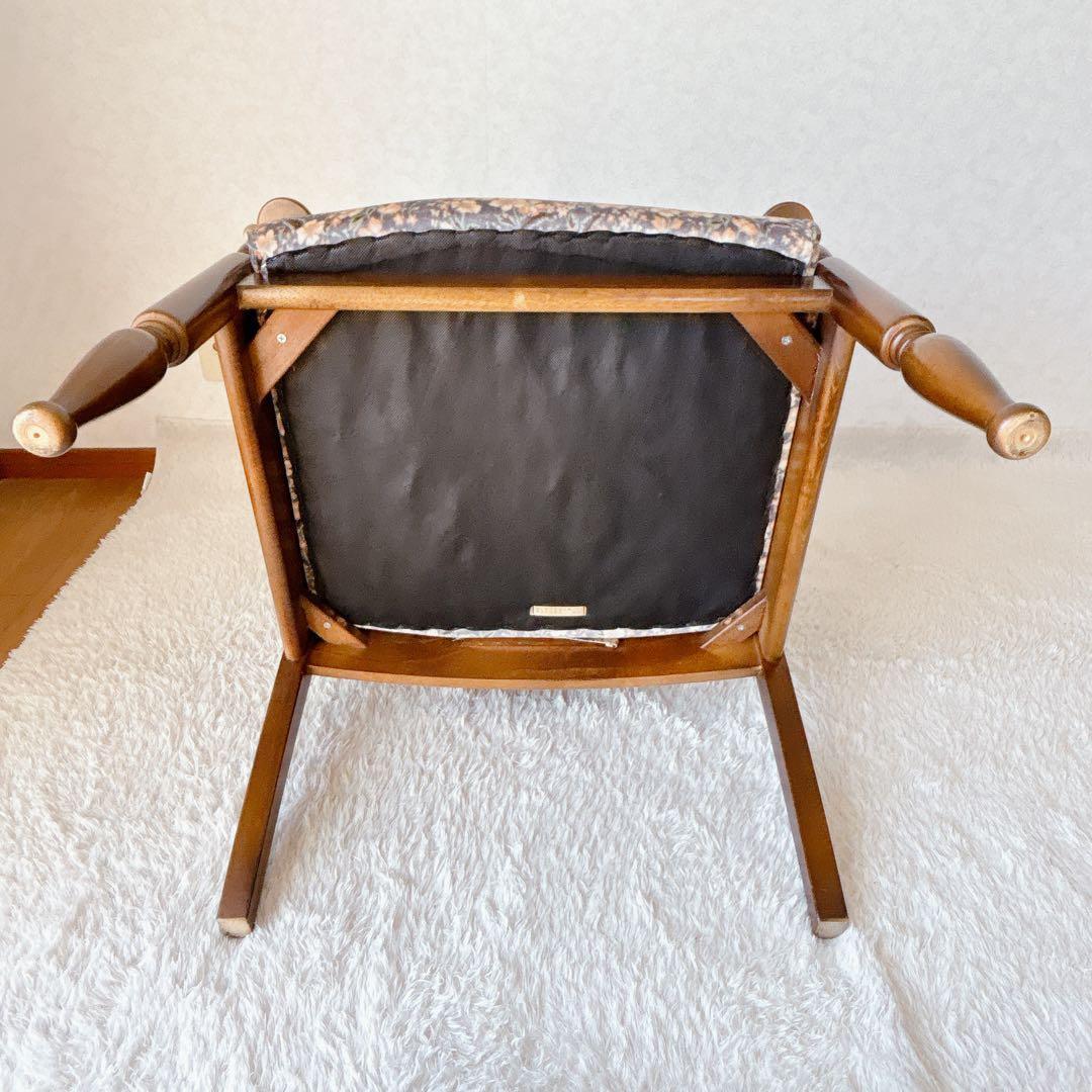 ピーちゃん様リクエスト品 karimoku】コロニアル アームチェア レトロ ビ