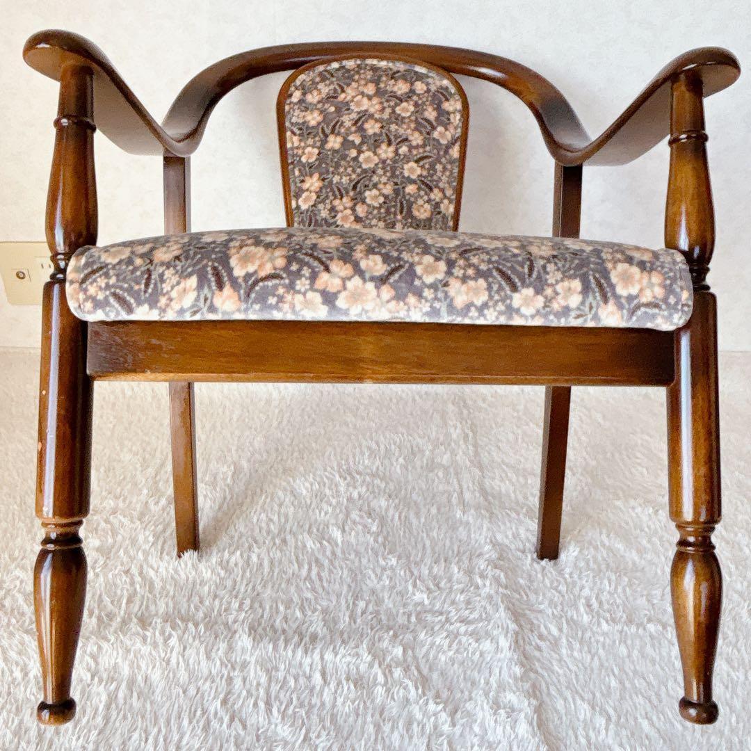 ピーちゃん様リクエスト品 karimoku】コロニアル アームチェア レトロ ビ