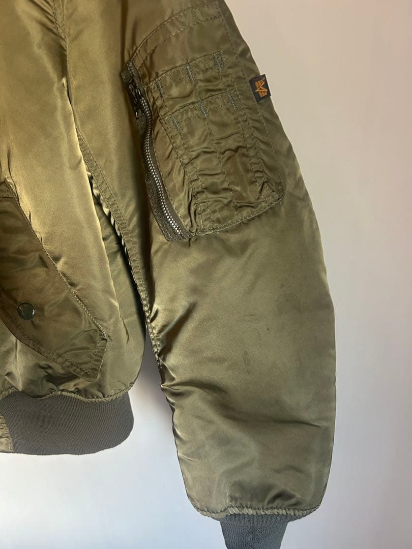 80〜90s ALPHA MA-1 フライジャケット　USA製