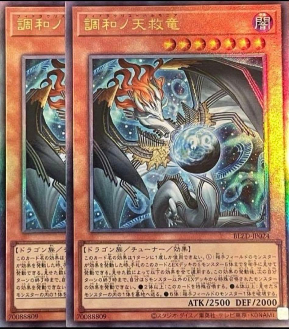 2枚 調和ノ天救竜 フィドラウリス=ハルモニア レリーフ - メルカリ