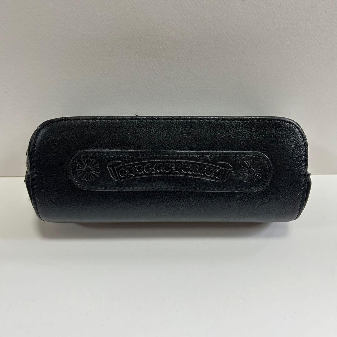 CHROME HEARTS クロムハーツ ブラックレザー フラグメントケース