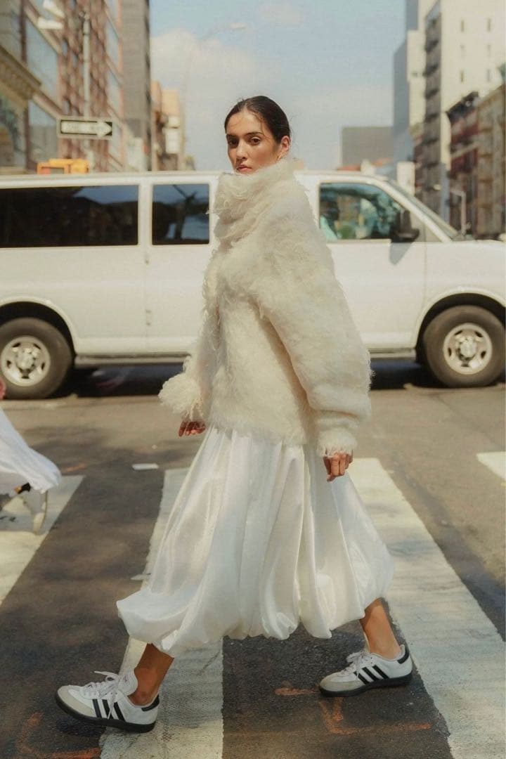 【美品】THE TOE BERCY BALLON SKIRT white S