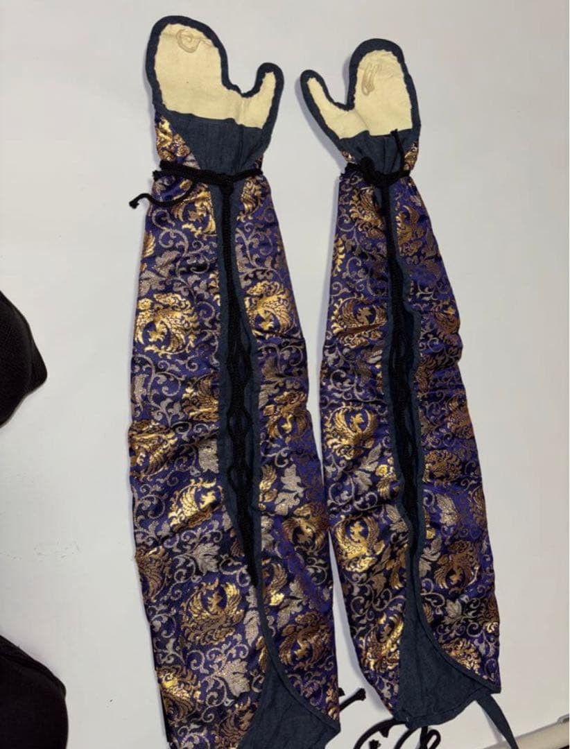 エリサ‼️美品！現代等身大甲冑　橙糸威黒桶胴具足