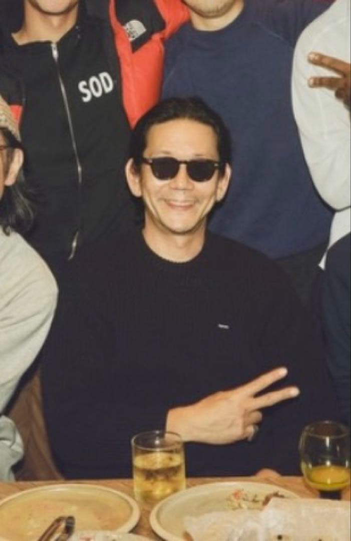 SUPREME Waffle Small Box Sweater 野村訓市着用 - メルカリ