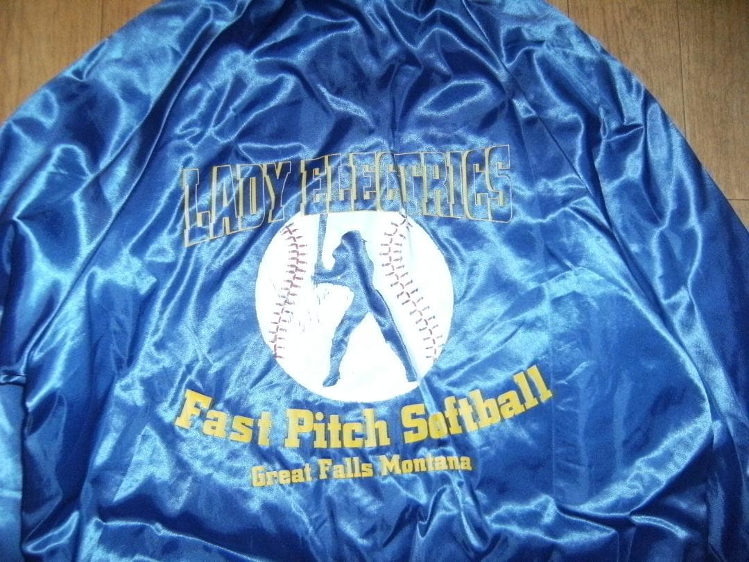 アメリカ製★90年代★当時物 USA  米国 女子 ソフトボール ジャンパー