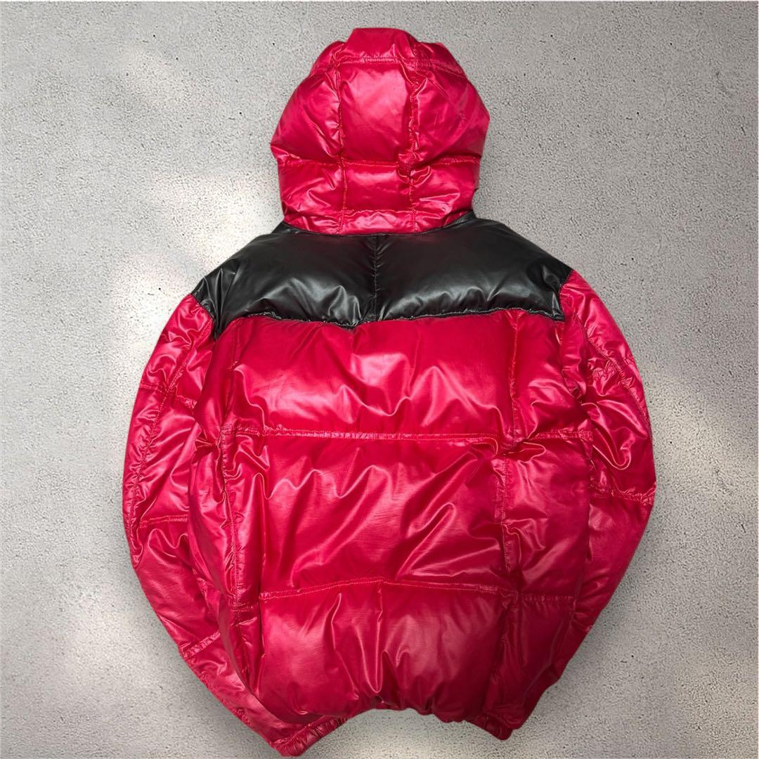 NIKE ナイキ ダウンジャケット 赤 短丈 ドローコード y2k ストリート