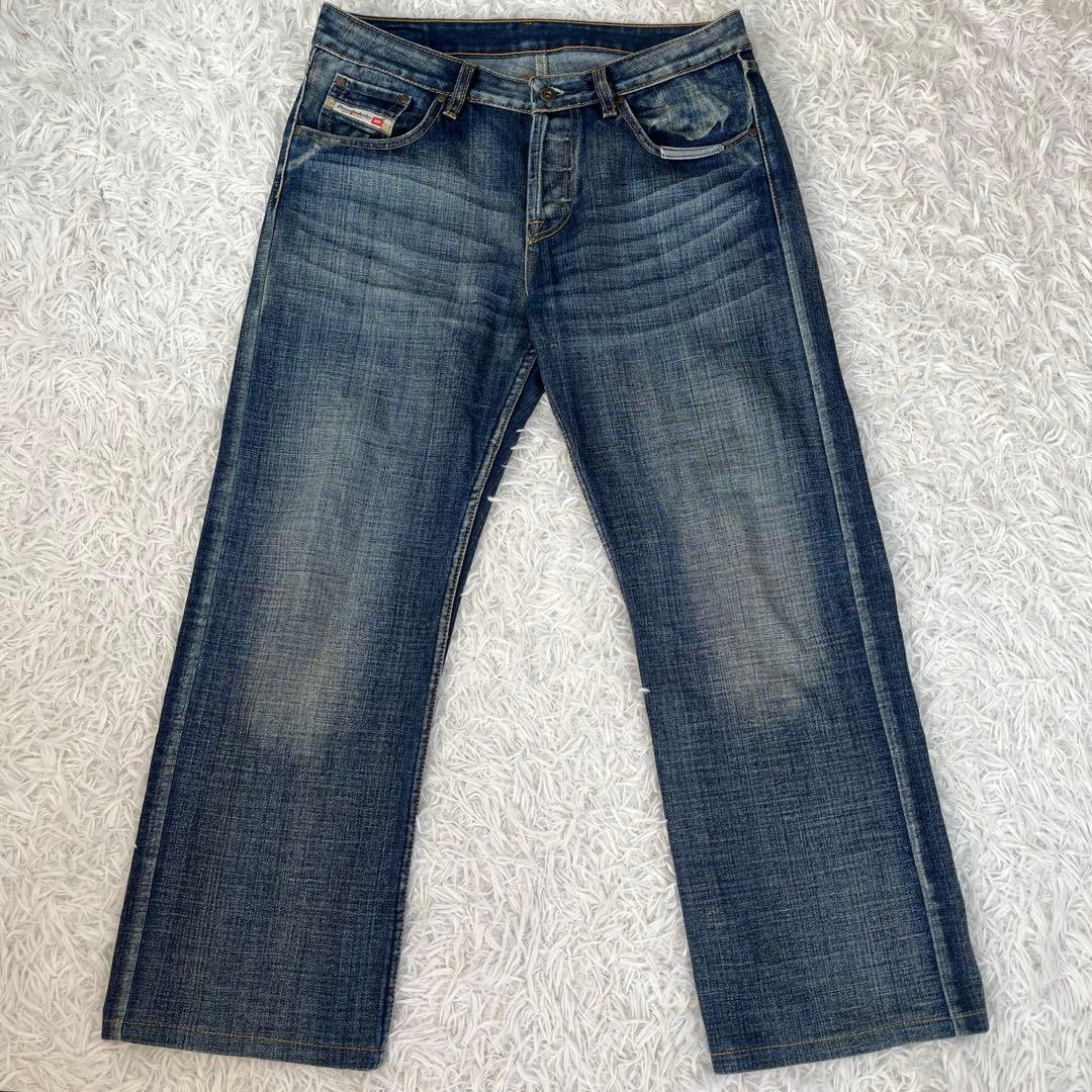 ディーゼル　アーカイブ　ワイドデニム　ボタンフライ　3L相当