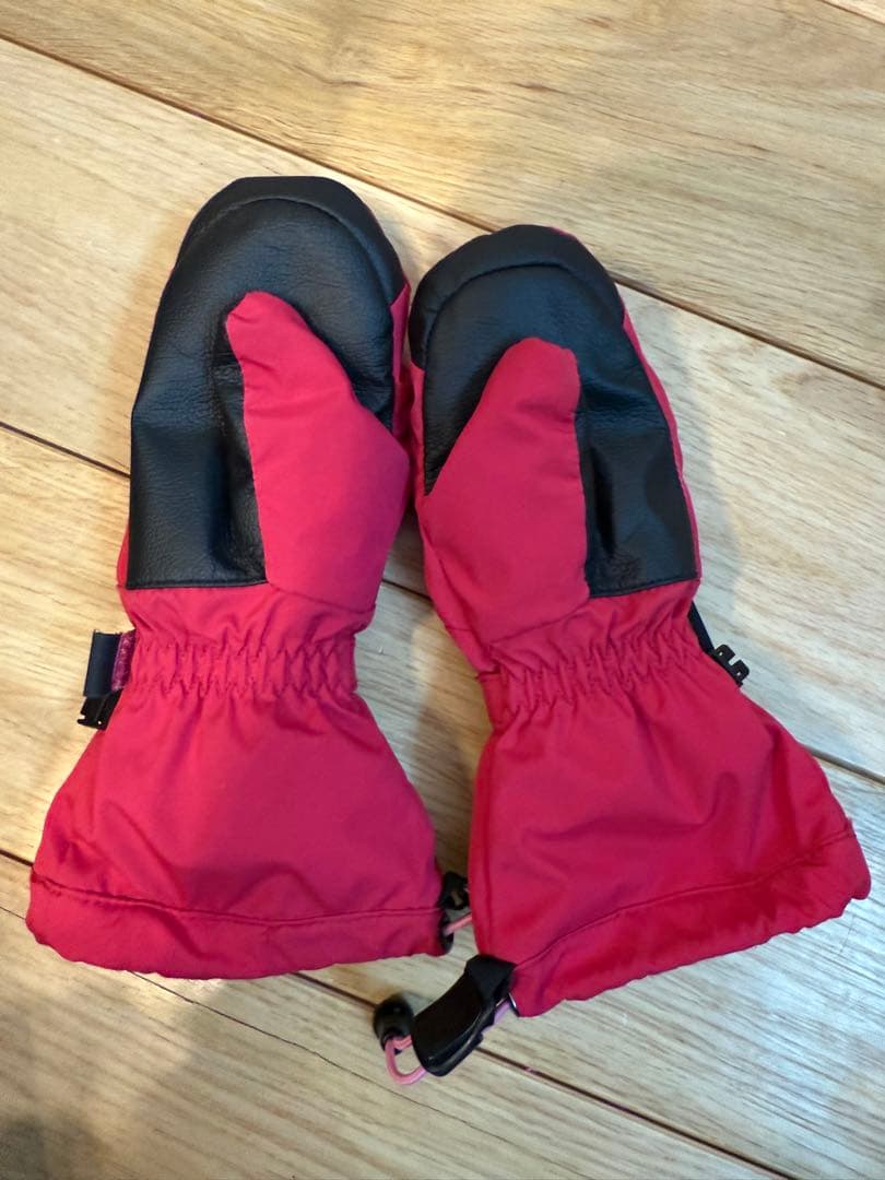 モンベル　mont-bell スキーウェア　上下セット　ピンク　110 手袋付き