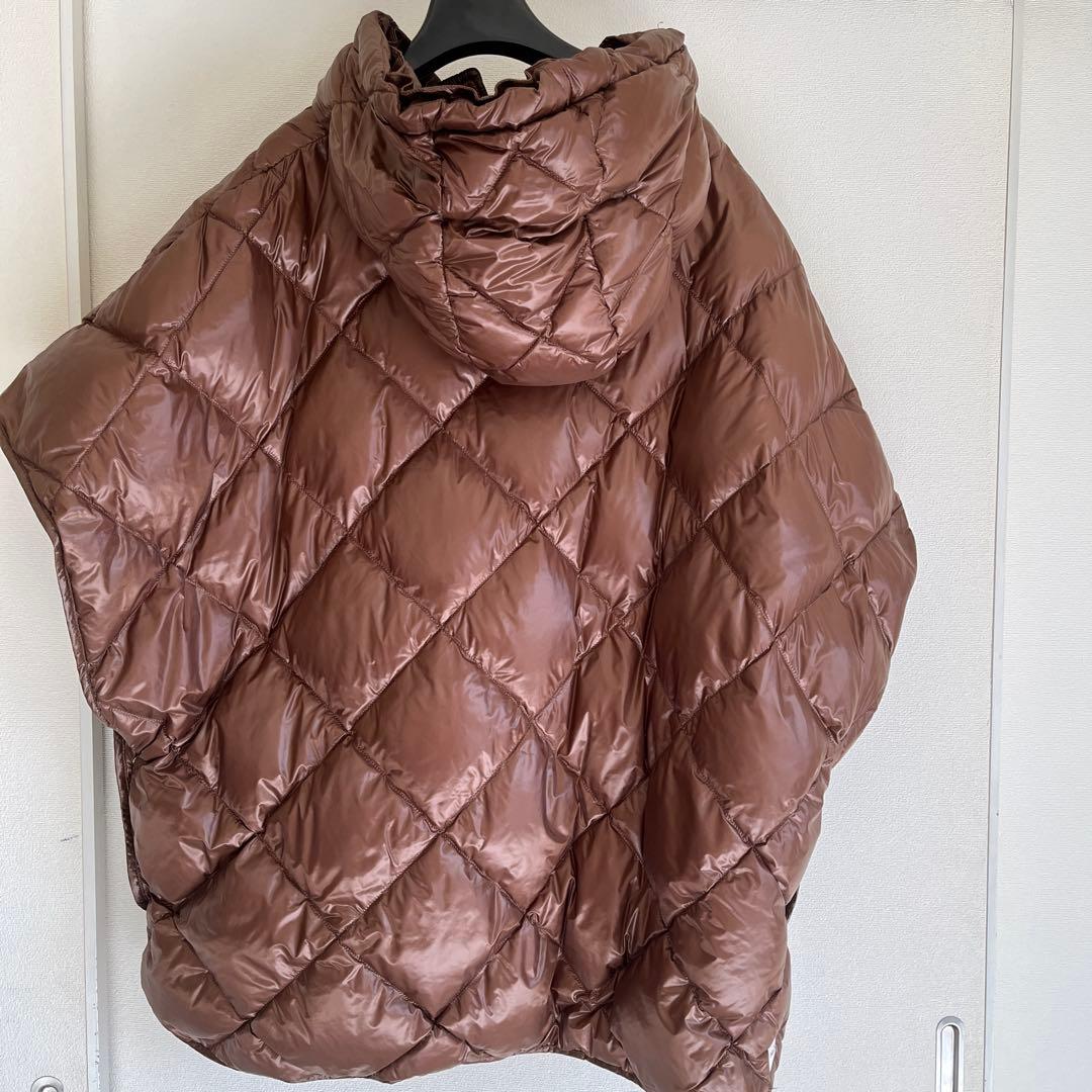 未使用級 Max Mara albi キルティングケープキルティングポンチョL