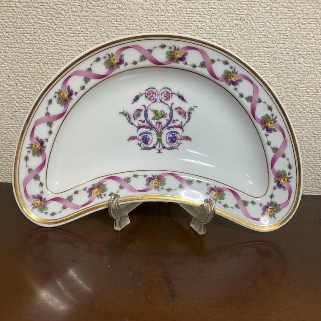 【値下げ:レア美品】リチャードジノリ　インペロジュリエッタ　クレセントプレート