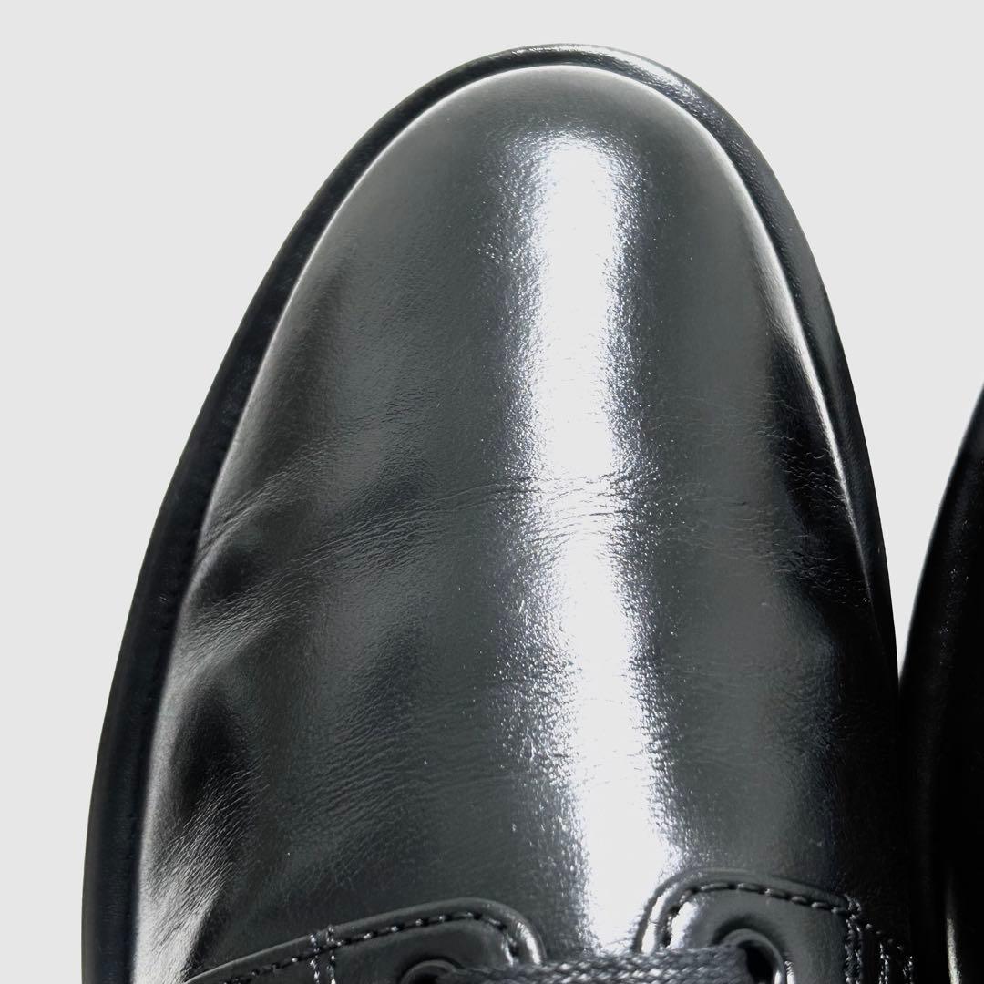 ■美品 サヤ SAYA レースアップシューズ 23.5 37 ローファー 黒