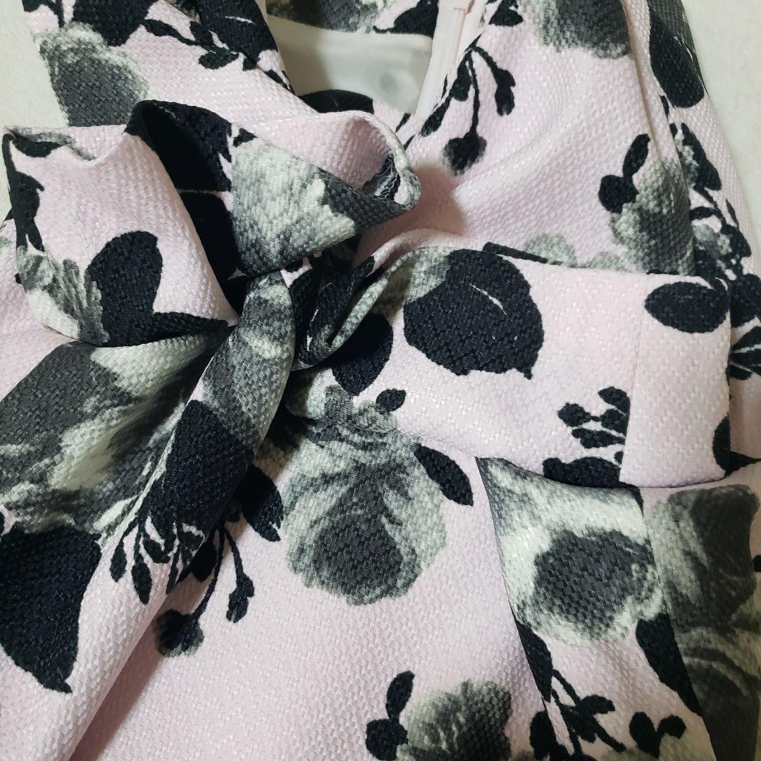 M'S GRACY エムズグレイシー　ワンピース　花柄　サッシュベルト付き