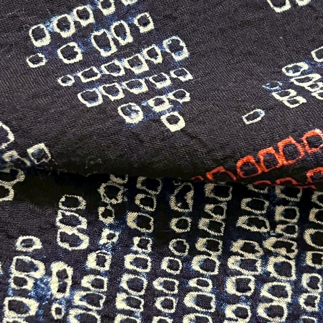 KL3167 有松鳴海絞り 浴衣 身丈153cm 夏着物 木綿