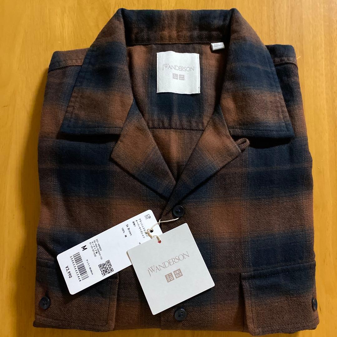 JW ANDERSON ブラッシュドコットンオーバーサイズシャツ Mサイズ