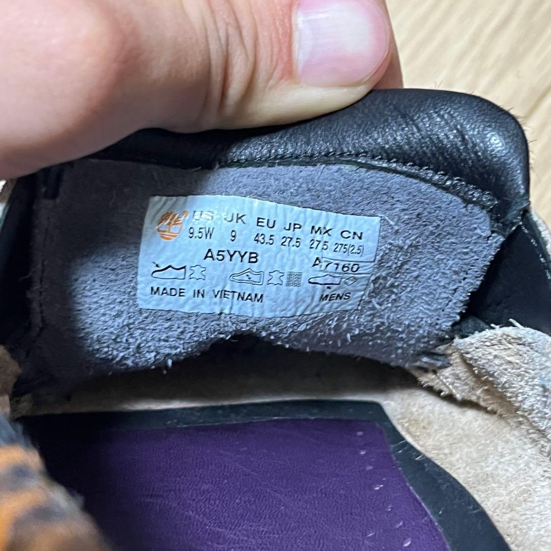 Timberland×WackoMaria ローファー 27.5cm レオパード