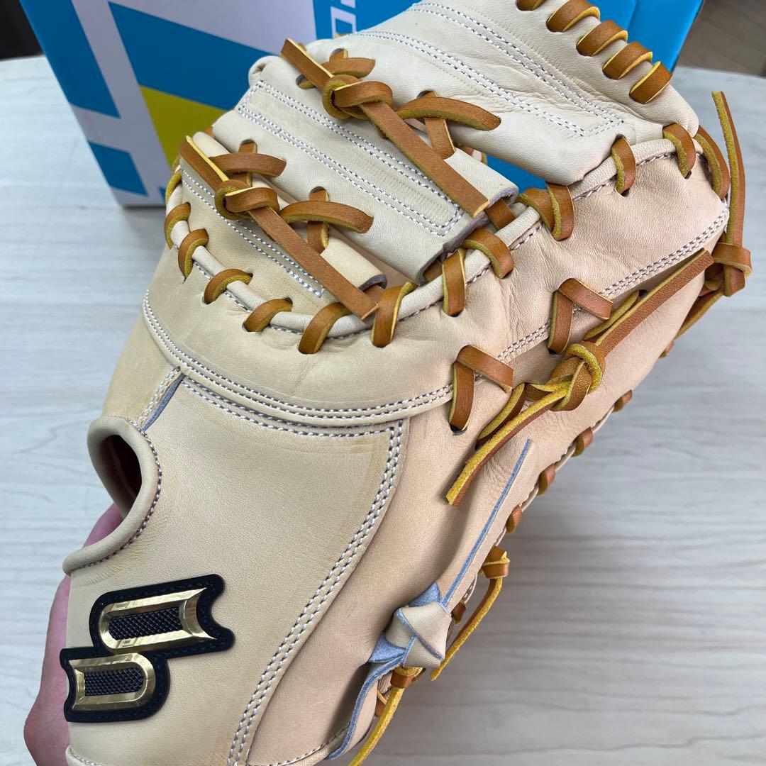 新品 値下げ中 SSK 硬式ファーストミット キャメル 大人用