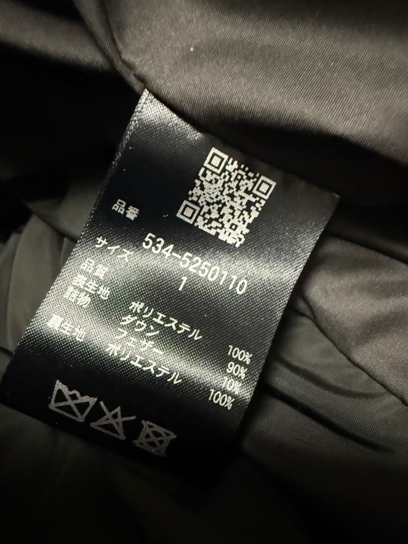 LE PHIL ダウンコート パッフィーダウンケープ ポンチョ フェザー