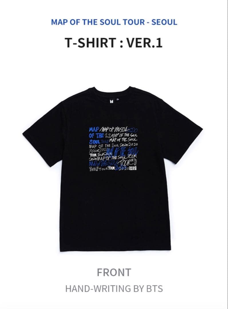 MAP OF THE SOUL TOUR Tシャツ VER.1