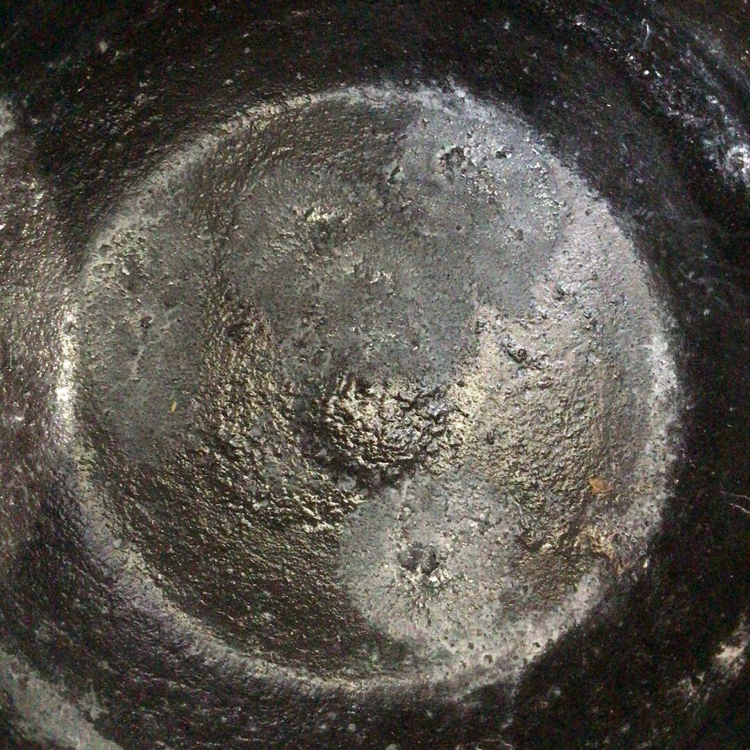 Ｓ１２４　茶釜　『釜師　菊地正直造』『南鐐摘み』『竹紋』『肩衝釜』　共箱　茶道具