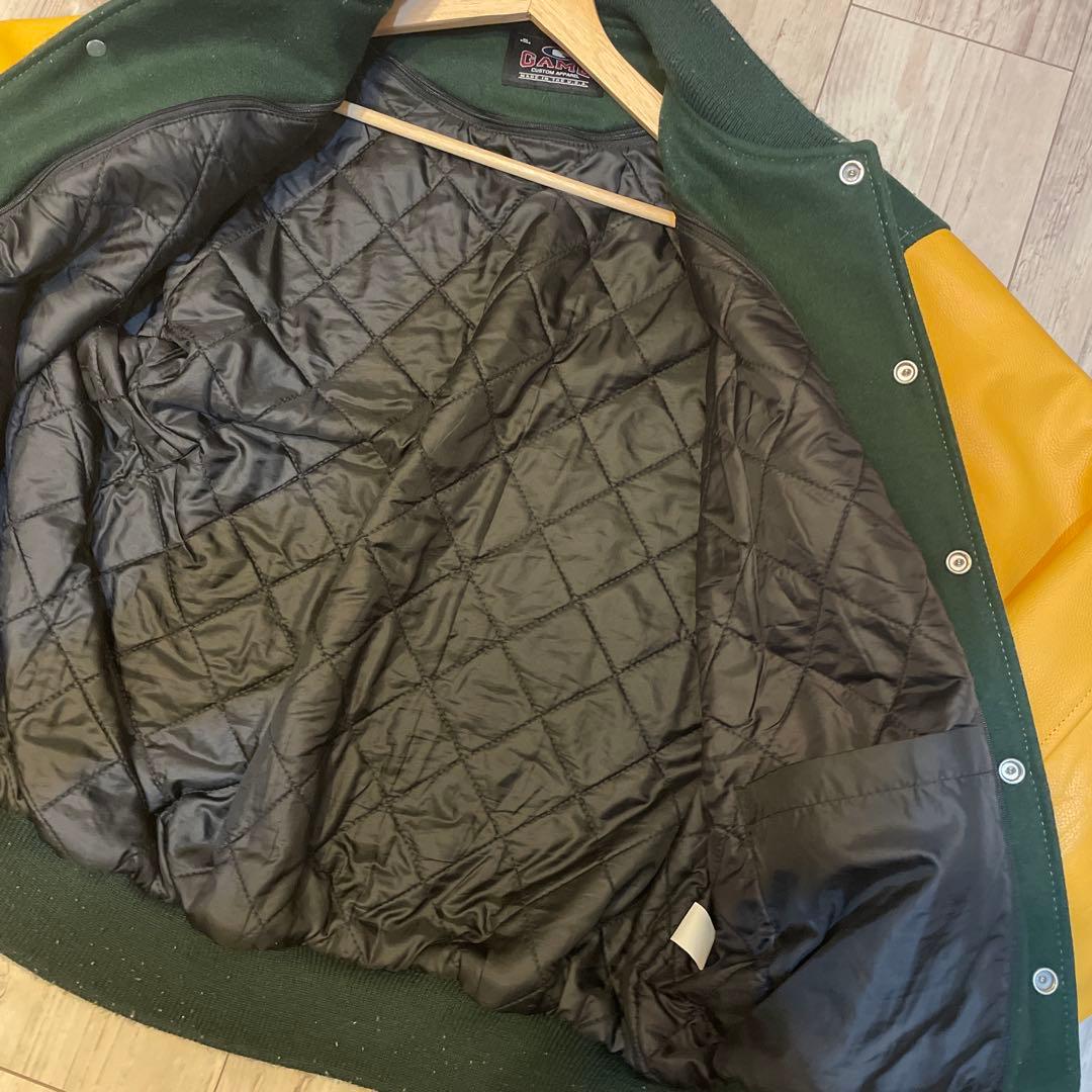 最終値下げ！GAMESports wearスタジャン Mサイズグリーン/イエロー