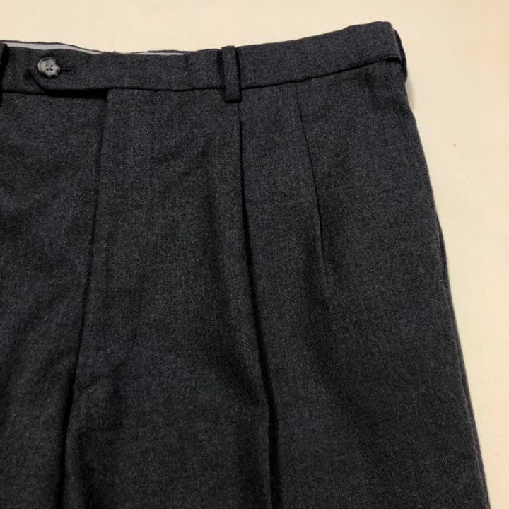 マンシングウェア◆ウール100 ゴルフパンツ◆ブラック サイズ91