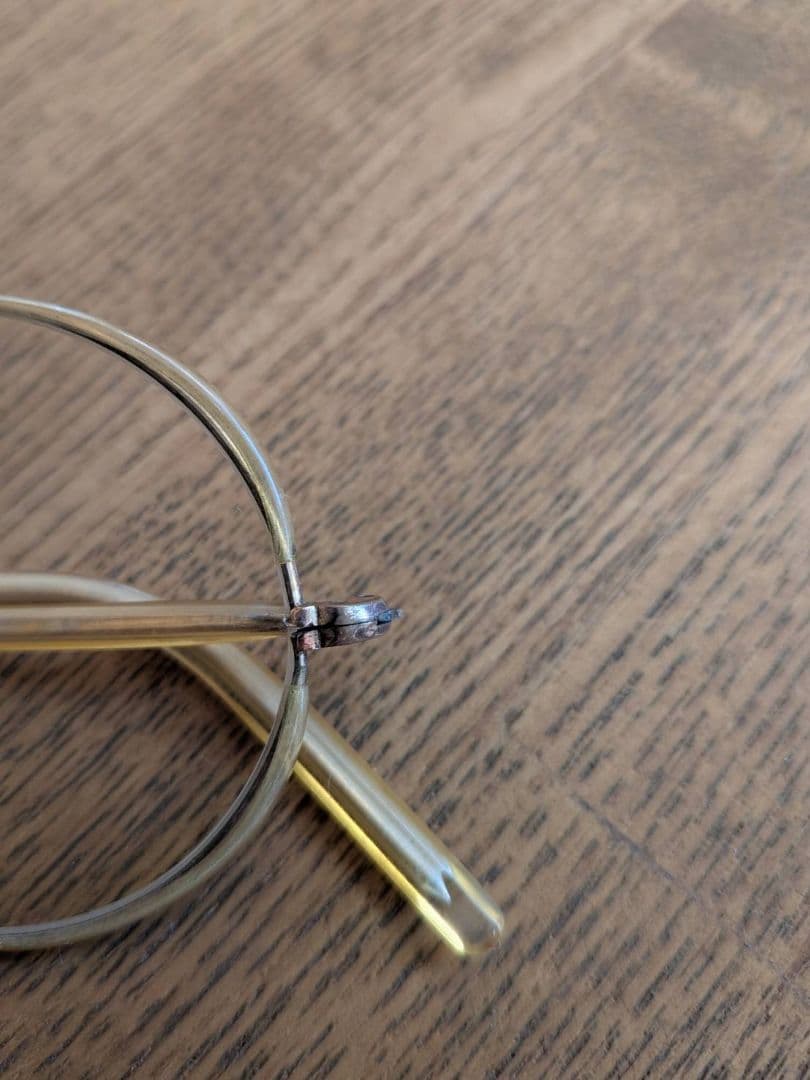 クリアイエローメガネ ラウンド