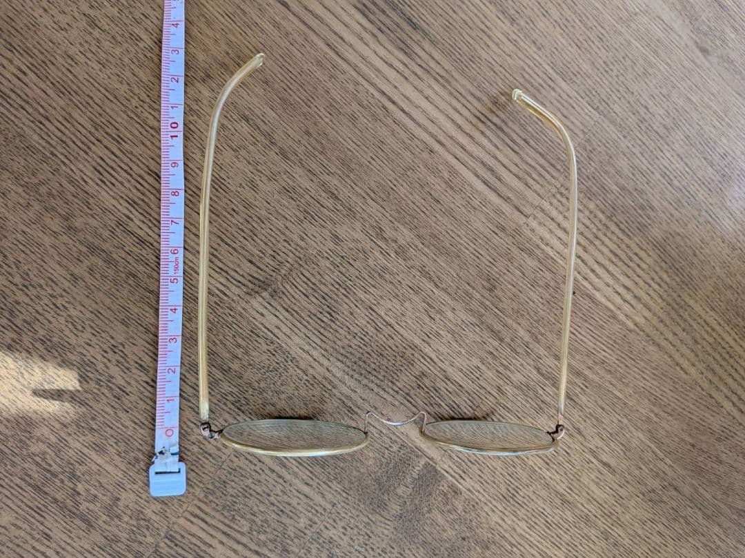 クリアイエローメガネ ラウンド